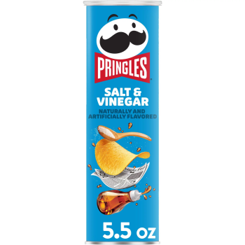 PRINGLES SALT & VINEGAR 5.5OZ. CAN