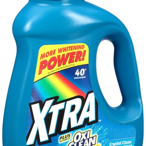 X-TRA LIQUID DETERGENT WITH OXY CLEAN - BLUE 75OZ. BOTTLES