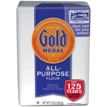GOLD MEDAL ALL PURPOSE FLOUR 5LB. BAG.