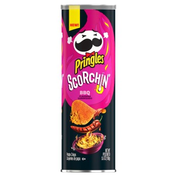 PRINGLES SCORCHIN' BARBEQUE 5.5OZ.