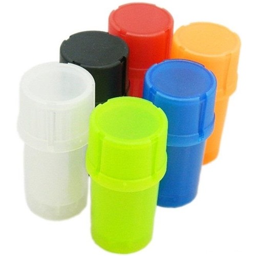 PLASTIC STASH CAN WITH GRINDER 1CT.