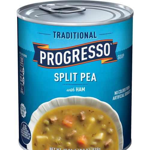 PROGRESSO SPLIT PEA & HAM SOUP 19OZ. CAN