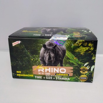 RHINO AFRICAN 5000K SHOTS 12CT. BOX.