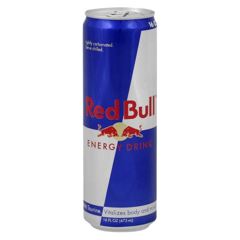 RED BULL ENERGY DRINK REGULAR 12/16OZ CAN