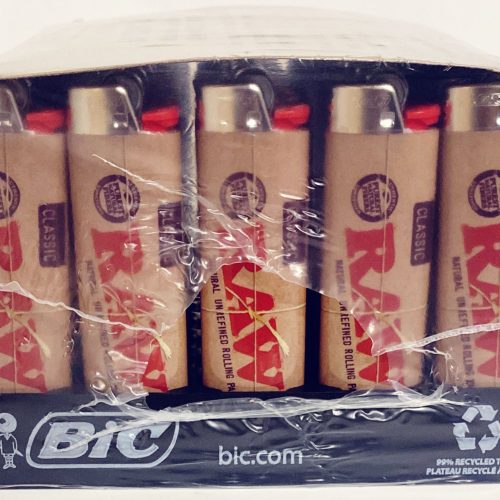 RAW BIC LIGHTERS CLASSIC BROWN 50CT. BOX