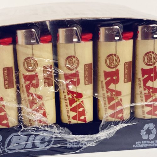 RAW BIC LIGHTERS ORGANIC HEMP 50CT. BOX.
