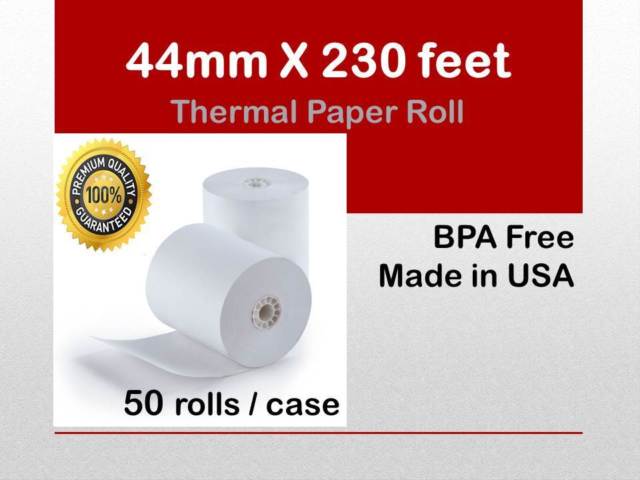 REGISTER THERMAL 44MM X230FT 50CT. (11105)