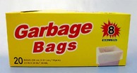 ROSEWOOD GARBAGE BAGS 8GAL. 20CT.