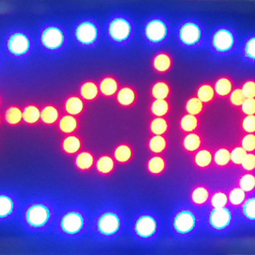 LED SIGN E-CIG  19'X 10' 1CT