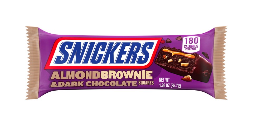 SNICKERS ALMOND BROWNIE DARK CHOCOLATE KING SIZE 24CT.