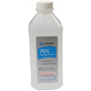 SWAN ALCOHAL WHITE (70%) 16OZ. BTL