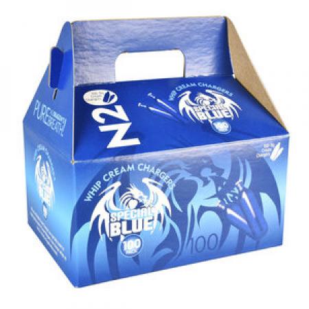 SPECIAL BLUE CREAM CHARGERS 100CT. BOX