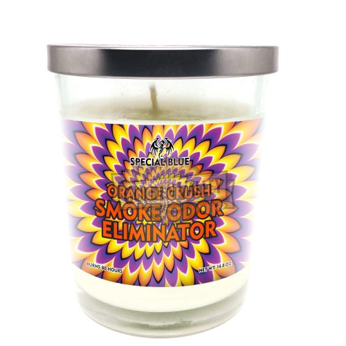 SPECIAL BLUE CANDLE ORANGE CRUSH  1CT.