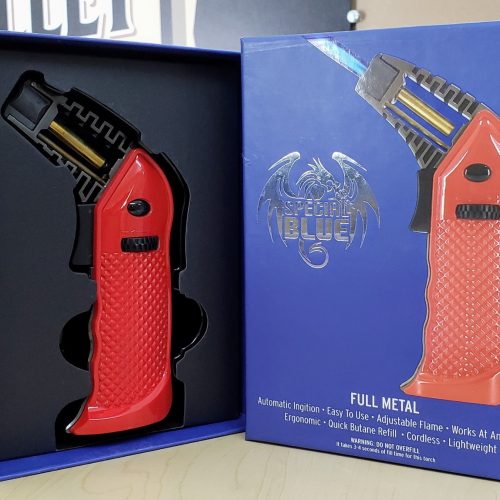 SPECIAL BLUE FULL METAL TORCH RED 1CT.