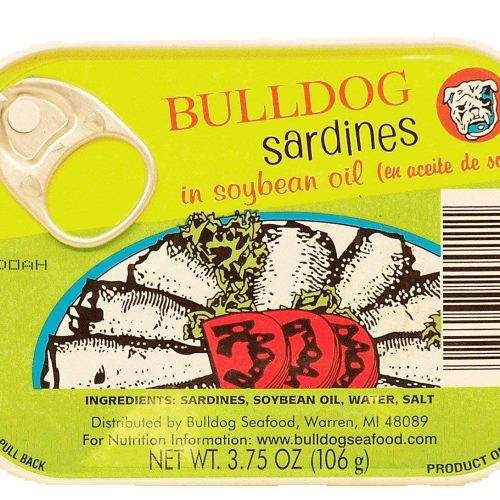 SARDINES BULLDOG IN OIL 3.75OZ. CAN