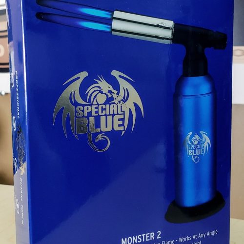 SPECIAL BLUE MONSTER TORCH BLUE DOUBLE FLAME 1CT.