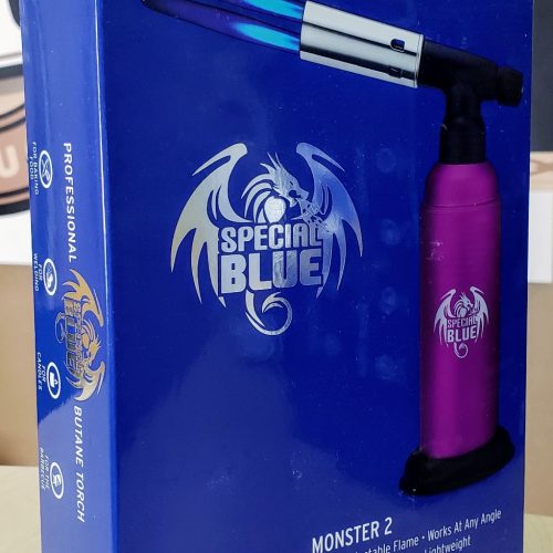 SPECIAL BLUE MONSTER TORCH PURPLE DOUBLE FLAME 1CT.