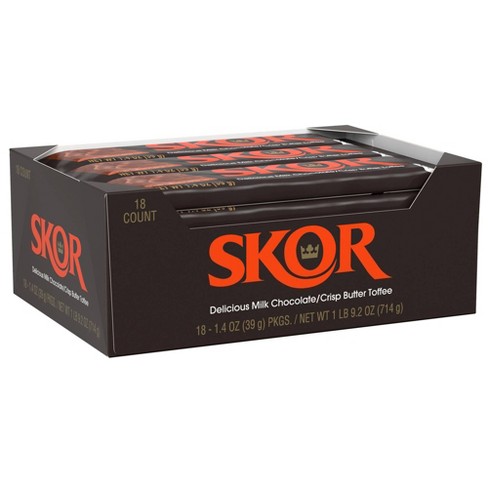 SKOR CANDY BAR 18CT. BOX