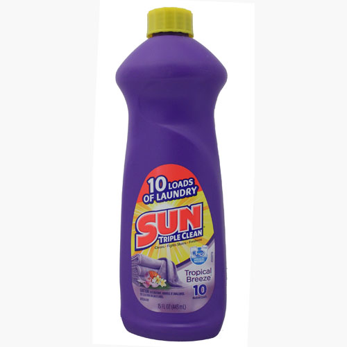 SUN LAUNDRY DET LIQ TROPICAL 15OZ. 1CT. BTL