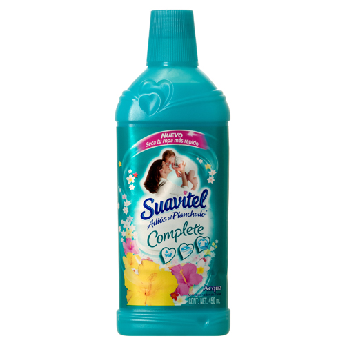 SUAVITEL FABRIC SOFTNER AQUA 450ML BOTTLE