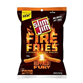 SLIM JIM FIRE FRIES BUFFALO 12/2.75OZ. BAGS