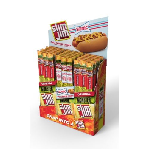 SLIM JIM SONIC CHILI CHEESE CONEY 18CT. BOX