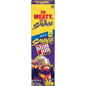 SLIM JIM SAVAGE MILD 12CT. BOX