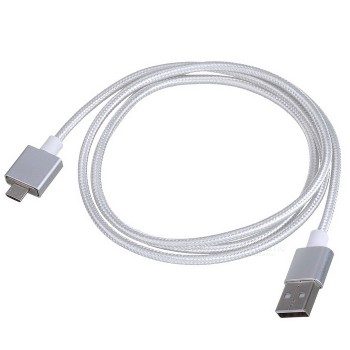 USB MICRO WIRE SILVER 1CT. BOX