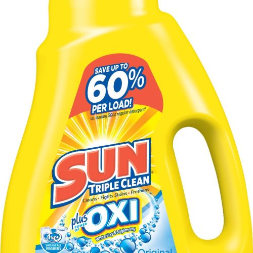 SUN LIQUID DETERGENT OXI ORIG. FRESH 45.4OZ. BTL.
