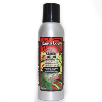 SMOKE ODOR SPRAY RASTA LOVE 7OZ. -YEAR-ROUND-