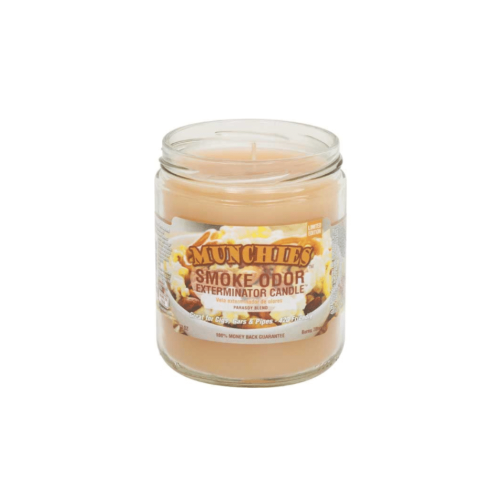 SMOKE ODOR CANDLE MUNCHIES 13OZ JAR -SEASONAL ITEM-