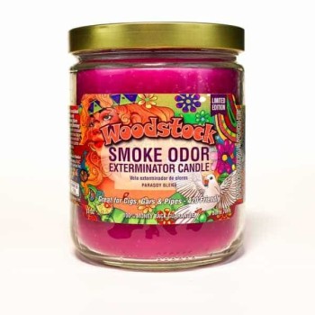 SMOKE ODOR CANDLE WOODSTOCK 12/13OZ JAR -SEASONAL ITEM-