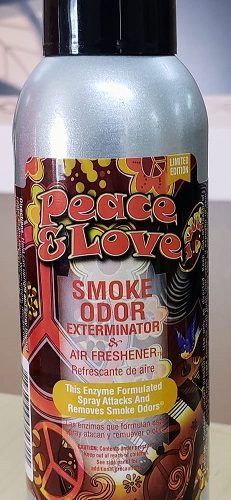SMOKE ODOR SPRAY PEACE & LOVE 7OZ -SEASONAL ITEM-