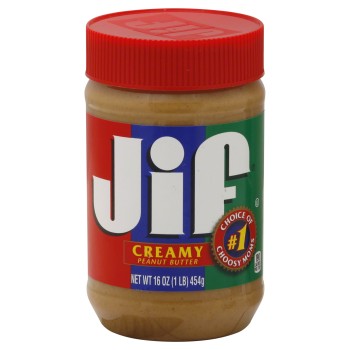 JIF PEANUT BUTTER CREAMY 16OZ. JAR