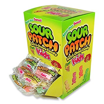 SOUR PATCH KIDS INDIVIDUALLY WRAPPED 240CT. BOX
