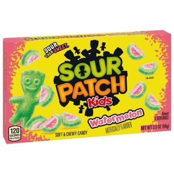 SOUR PATCH KIDS WATERMELON SOFT CHEWY CANDY 24CT. BOX