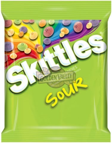 PEG BAGS SKITTLES SOUR 7.2OZ.