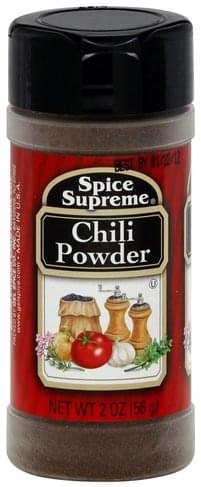 SPICE SUPREME CHILI POWDER 2.75OZ.