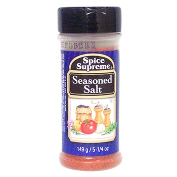 SPICE SUPREME SEASONED SALT 5.25OZ.