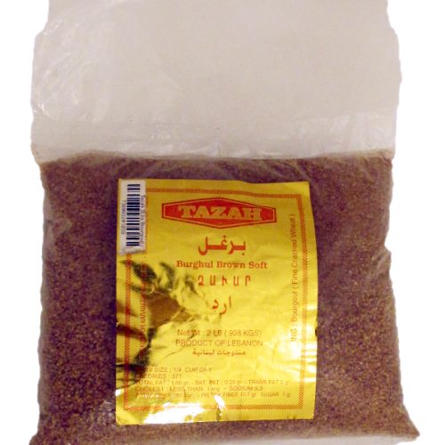 TAZAH BULGUR BROWN 1LB. BAG.