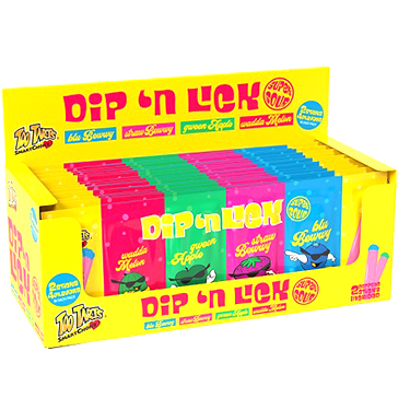 TOY CANDY DIP N LICK SUPER SOUR 24CT. BOX