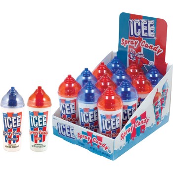 TOY CANDY ICEE  SPRAY CANDY  12CT. BOX.