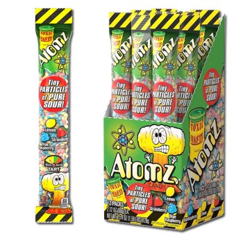 TOY CANDY TOXIC WASTE ATOMZ 12CT. BOX