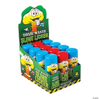 TOY CANDY TOXIC WASTE SLIME LICKER 12CT. BOX.