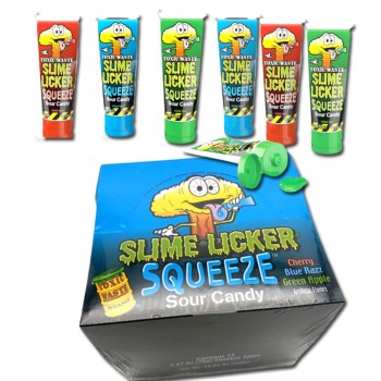 TOY CANDY TOXIC WASTE SLIME LICKER SQUEEZE 12CT. BOX