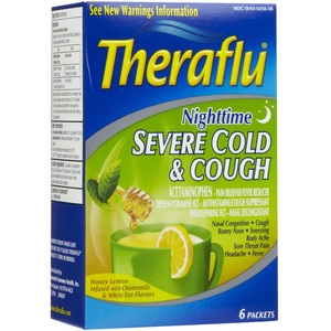 THERA FLU NIGHT TIME SEVERE COLD & COUGH 6PK.