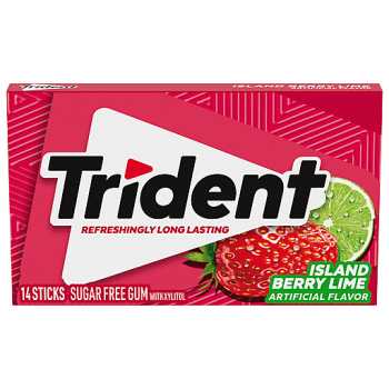 TRIDENT ISLAND BERRY LIME 12CT.