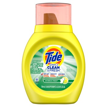 TIDE LIQUID DETERGENT SIMPLY CLEAN & FRESH 25OZ.