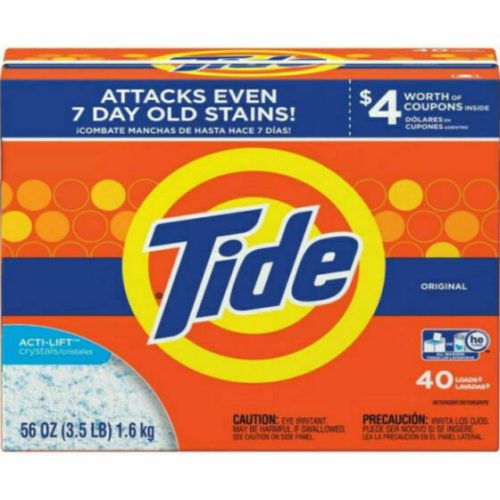TIDE POWDER ORIGINAL 56OZ. BOX.