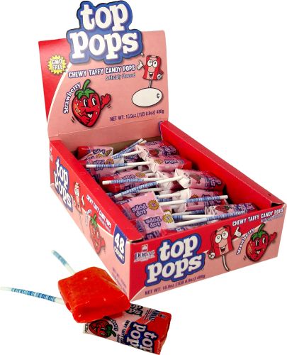 TOP POPS STRAWBERRY 48CT. BOX